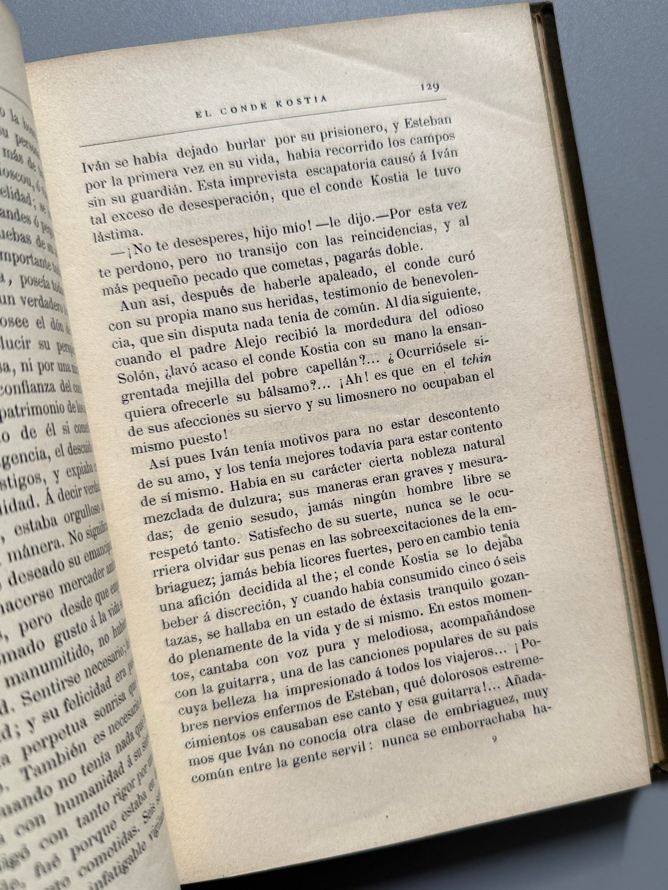 Libro de: El conde Kostia, Victor Cherbuliez - Biblioteca Arte y Letras, 1885