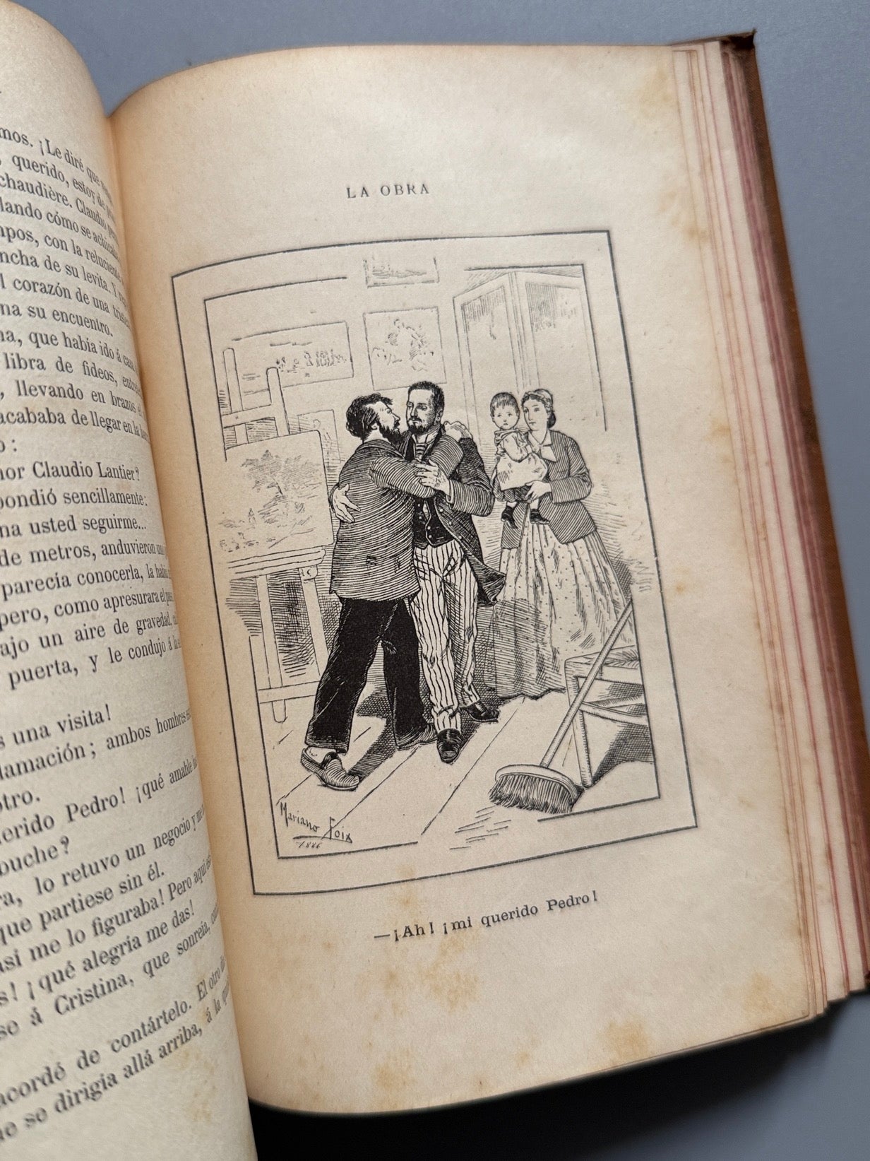 Libro de: La obra, E. Zola - Daniel Cortezo editor, 1886