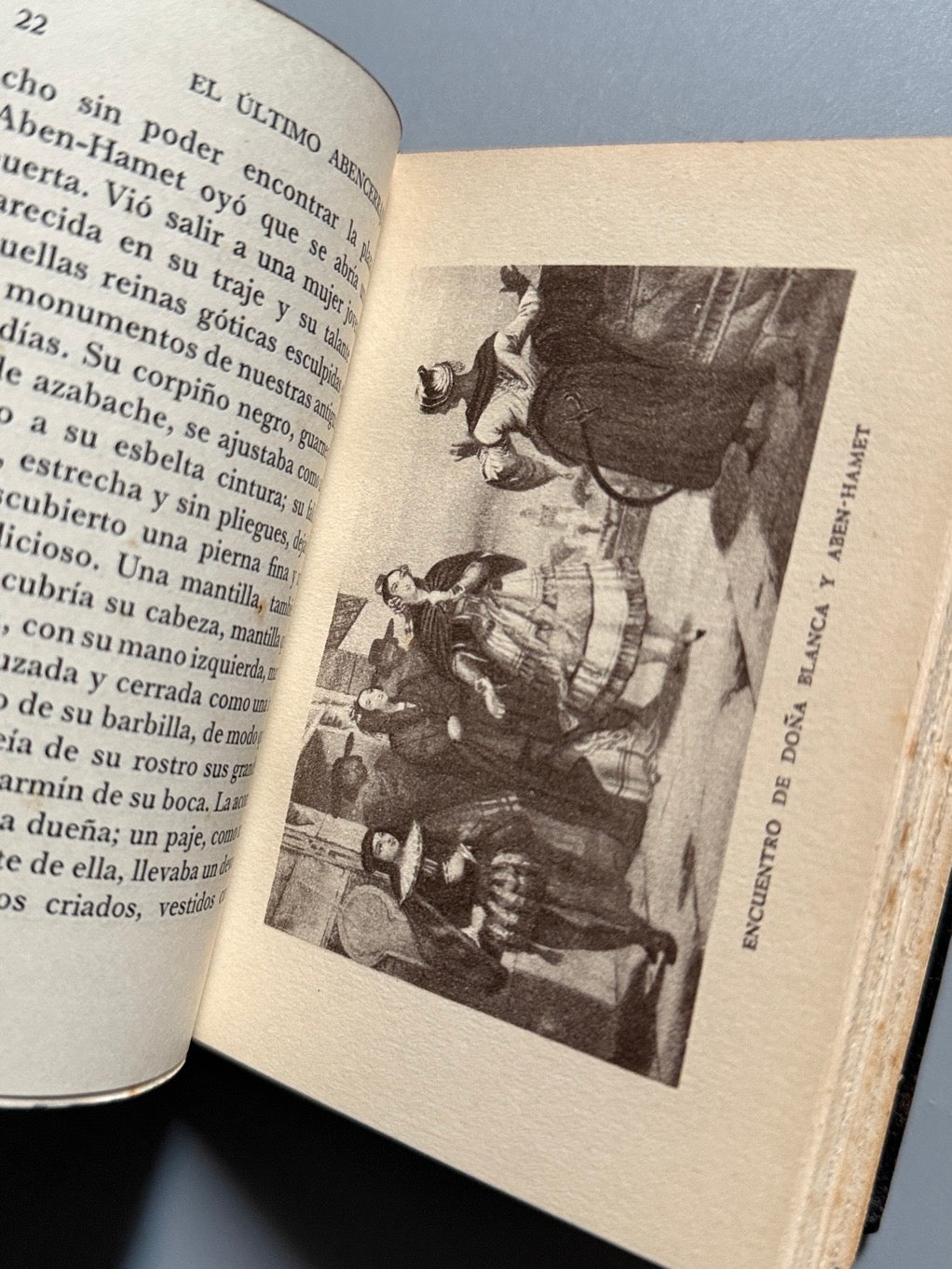 Libro de: El último abencerraje, Chateaubriand - mOntaner y Simón, 1946