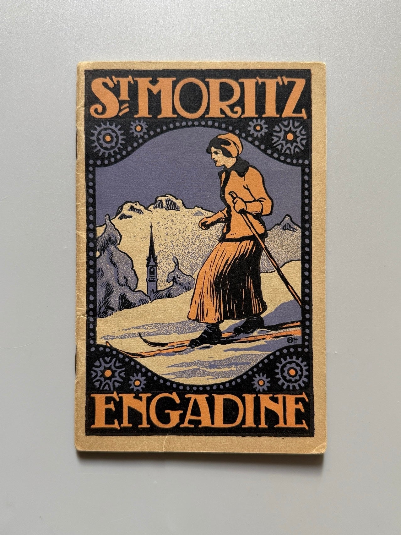 St. Moritz (esquí y deportes de nieve) - Engadine, ca. 1920