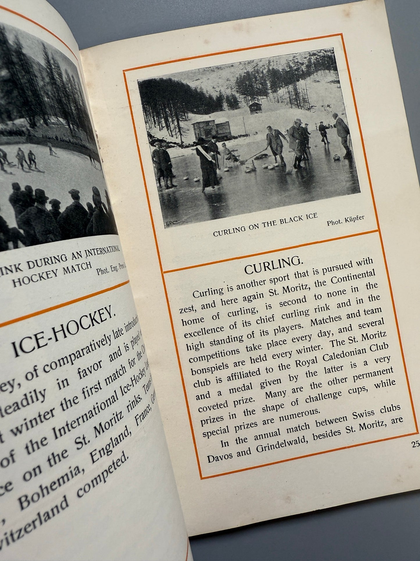 Libro de: St. Moritz (esquí y deportes de nieve) - Engadine, ca. 1920