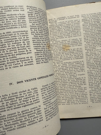 Libro de: Generales carlistas, José Sanz y Diaz - Publicaciones españolas, 1956-1959