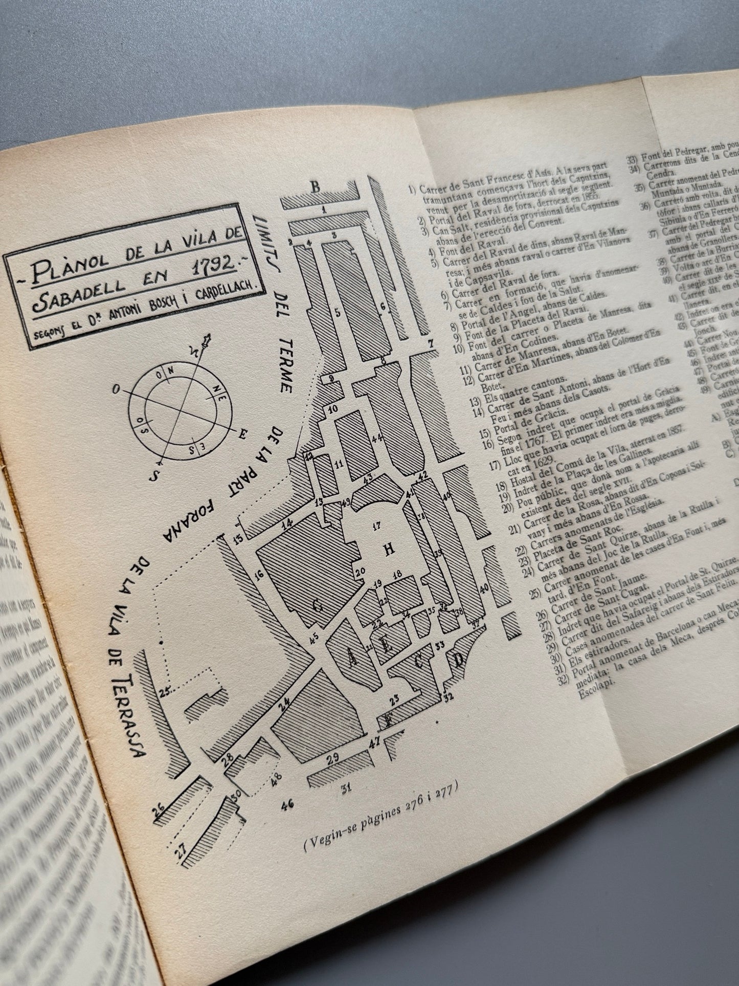 Libro de: Elements d'història de Sabadell, Miquel Carreras Costajussà - Ed. de la Comissió de Cultura, 1932