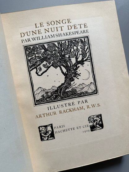 Libro de: Le songe d'une nuit d'été, William Shakespeare. Arthur Rackham - Hachette et Cie, 1909