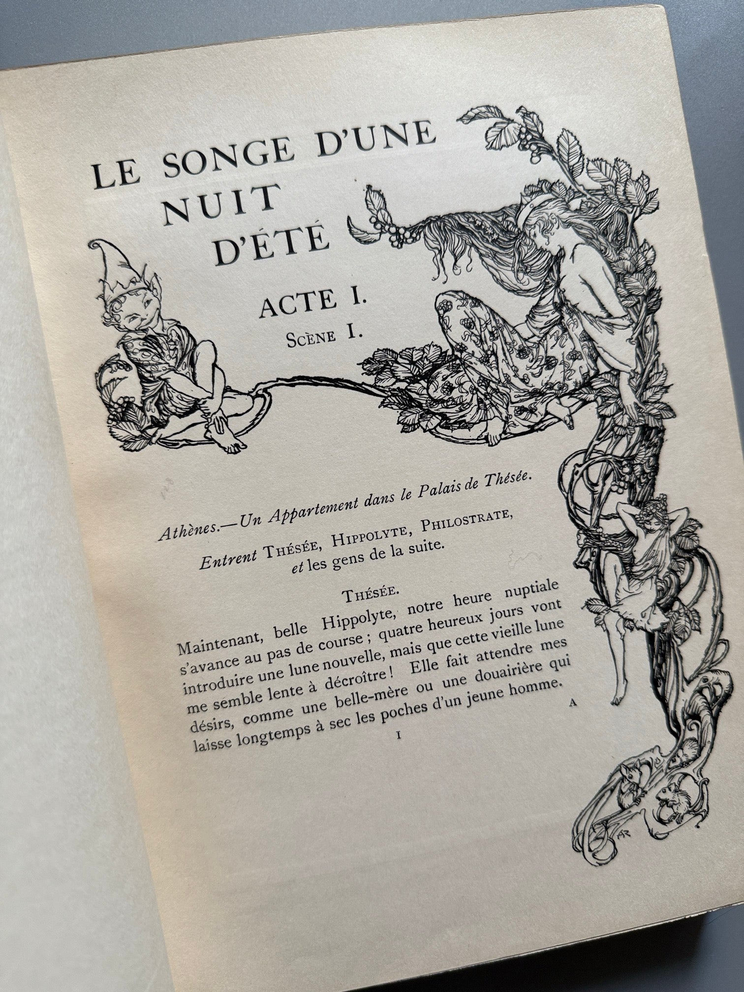 Libro de: Le songe d'une nuit d'été, William Shakespeare. Arthur Rackham - Hachette et Cie, 1909