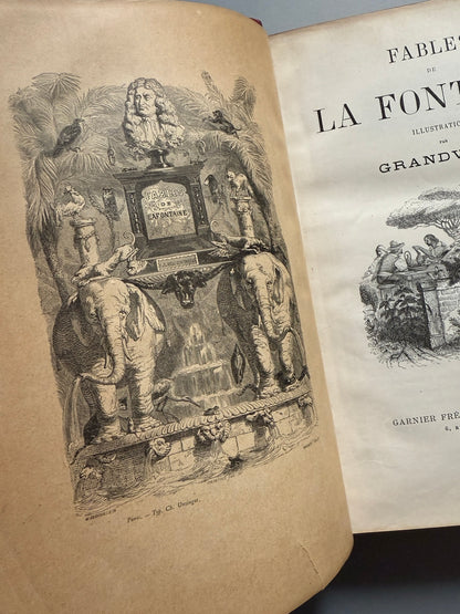 Libro de: Fables de la Fontaine, La Fontaine - Garnier Frères, libraires-éditeurs, ca.1870