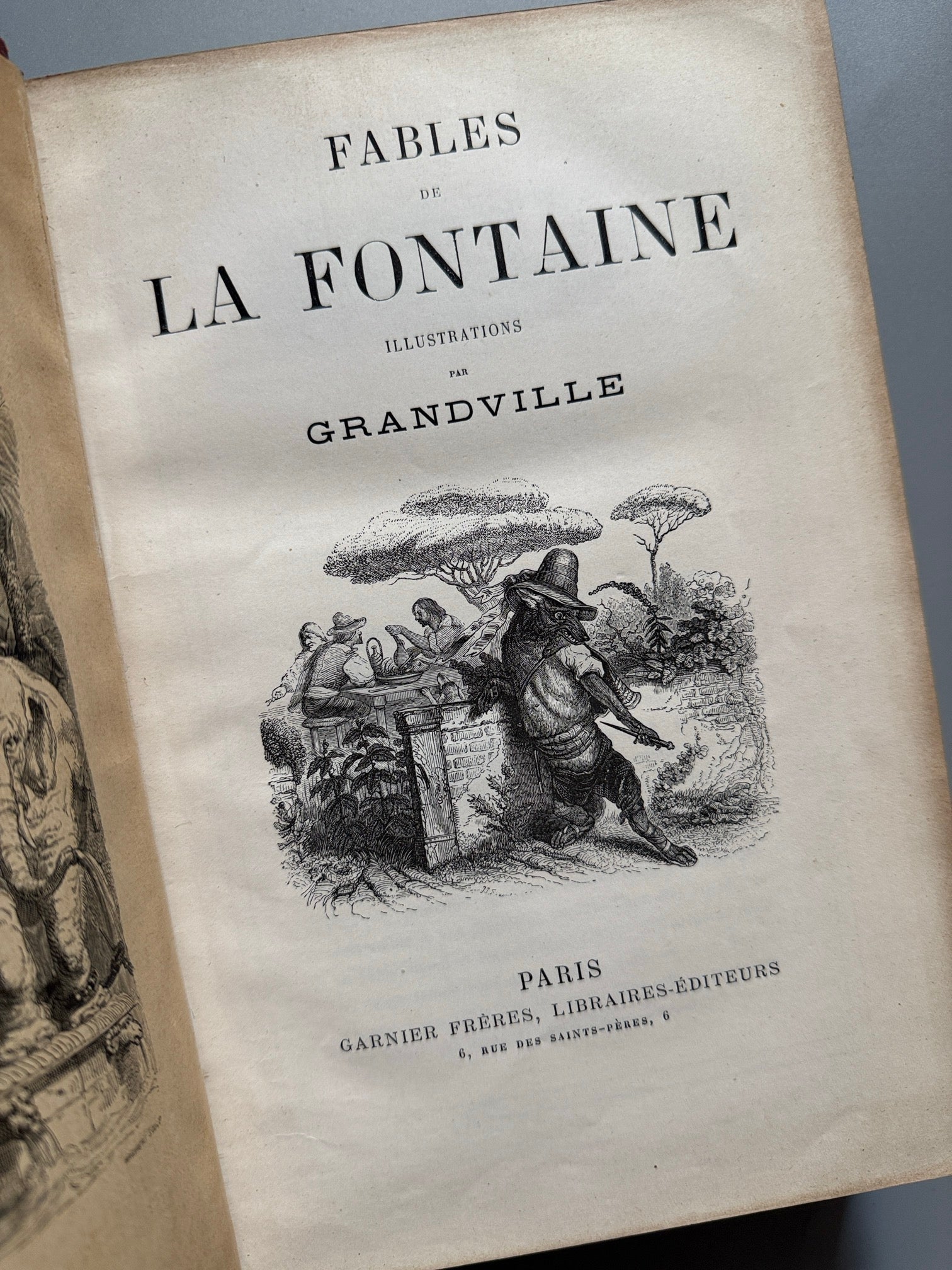 Libro de: Fables de la Fontaine, La Fontaine - Garnier Frères, libraires-éditeurs, ca.1870