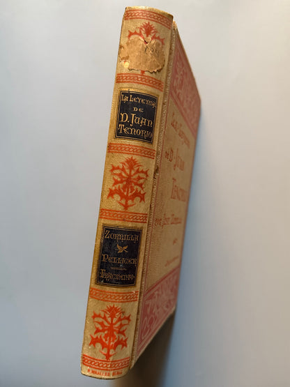 Libro de: La leyenda de Don Juan Tenorio, José Zorrilla - Montaner y Simón, 1895