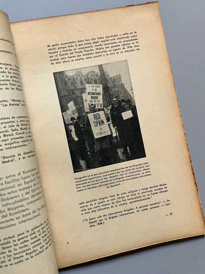Las brigadas internacionales según testimonio de sus artífices - Publicación del CIAS, ca. 1939