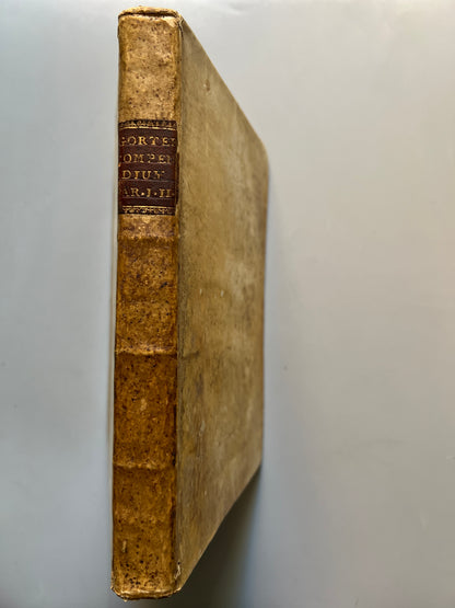 Medicinae compendium inusum exercitationis domesticae; digestum a Joanne de Gorter - Venetiis, 1757
