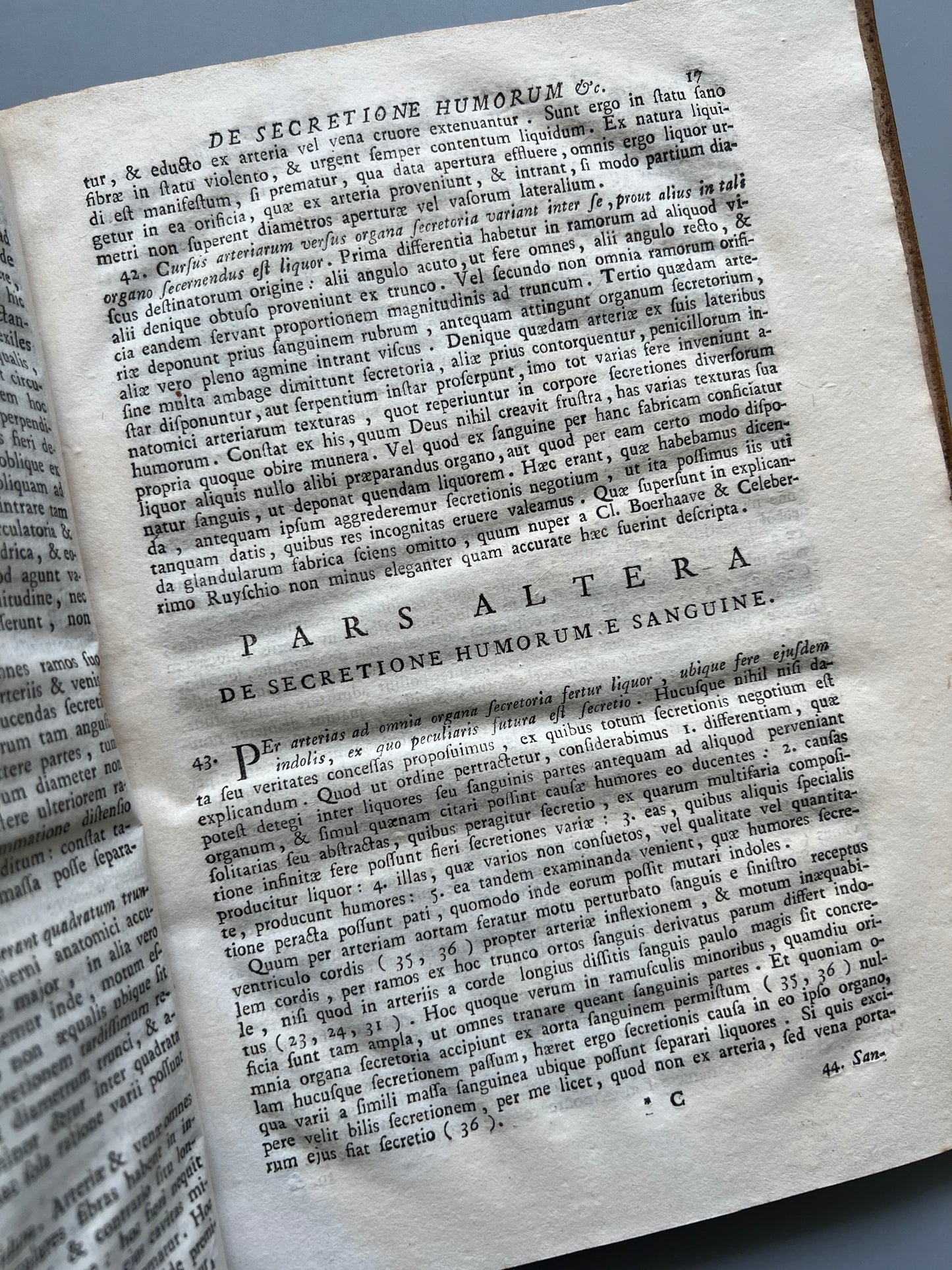 Opuscula varia medico-theoretica, Joannis de Gorter - Padua, 1761