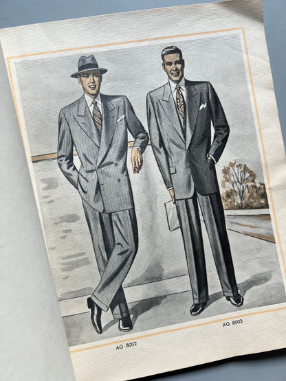 The American Gentleman Fashion Book. Catálogo de moda masculina - Nueva York, 1949-1950