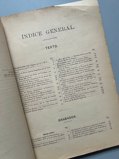 Almanaque de La Ilustración para el año de 1890 - Madrid, 1889