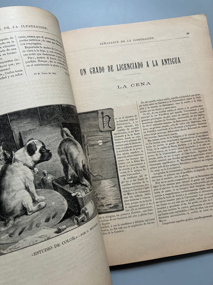 Almanaque de La Ilustración para el año de 1890 - Madrid, 1889