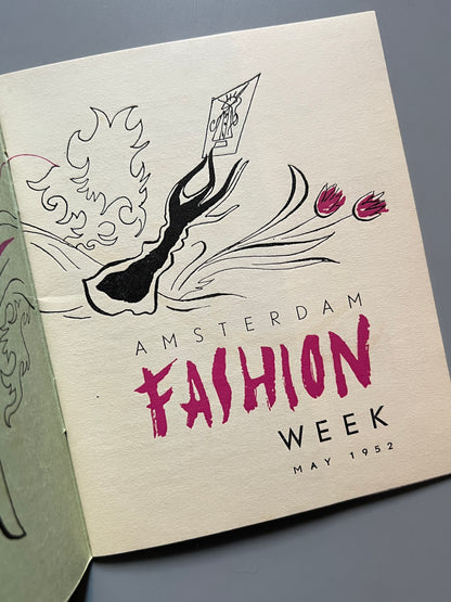 Catálogo/ Guía de pasarela Amsterdam Fashion Week 1952