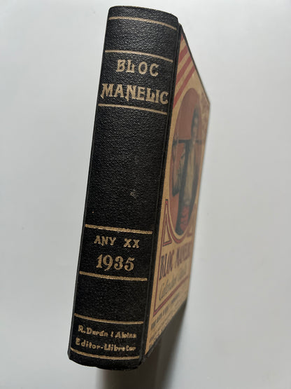 Bloc Manelic 1935, Calendari Català - R. Duran Alsina Editor-Llibreter, 1934