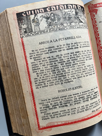 Bloc Manelic 1935, Calendari Català - R. Duran Alsina Editor-Llibreter, 1934