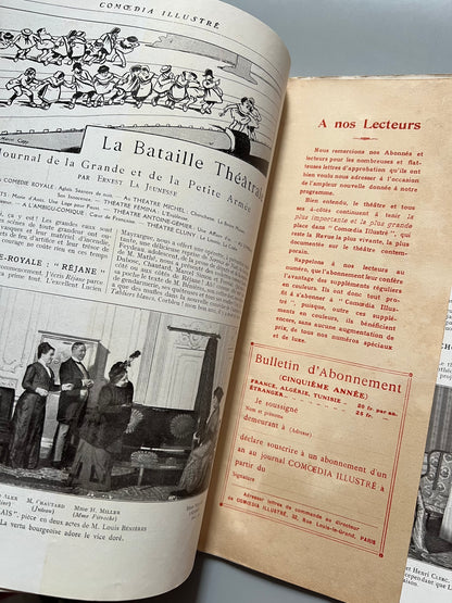 Comoedia illustré nº3 año IV - Paris, 5 noviembre 1912