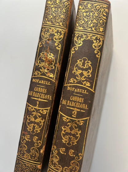 Los condes de Barcelona vindicados, Próspero de Bofarull y Mascaró - Imprenta de J. Oliveres y Monmany, 1836