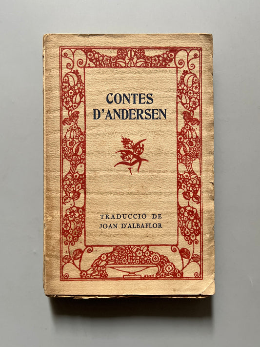 Contes d'Andersen - Editorial Catalana, 1918