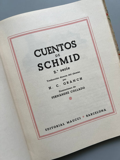 Cuentos de Schmid - Editorial Maucci, 1943