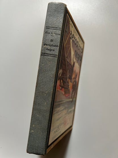 El aeroplano negro, cap. Luigi Motta - Casa editorial Maucci, ca. 1910