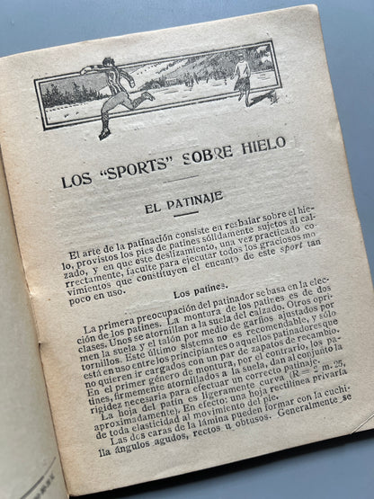 El patinaje y los "sports" de invierno, Paul Ferrand - Ediciones Españolas, ca. 1925