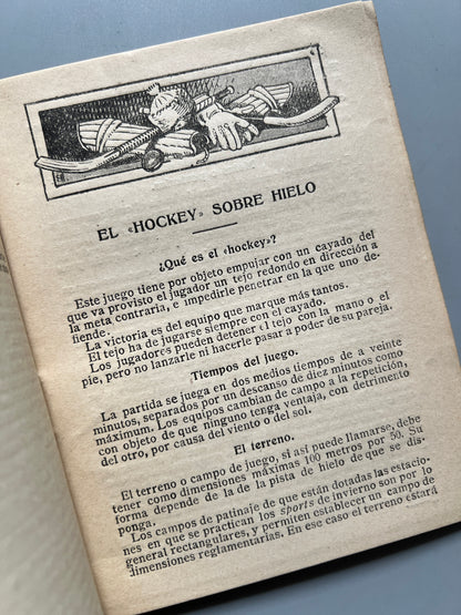 El patinaje y los "sports" de invierno, Paul Ferrand - Ediciones Españolas, ca. 1925