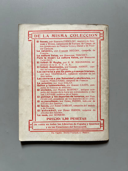 El patinaje y los "sports" de invierno, Paul Ferrand - Ediciones Españolas, ca. 1925