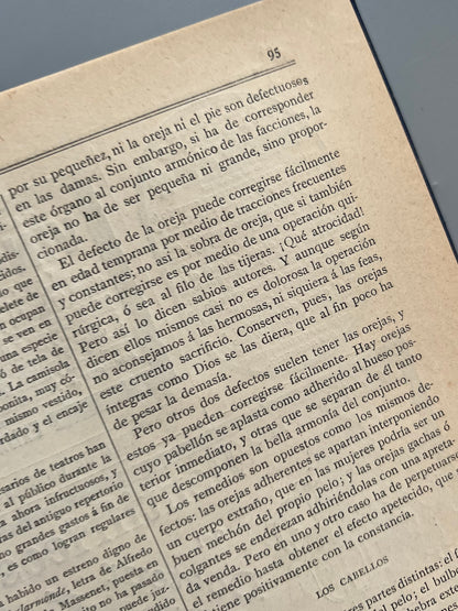 El Salon de la Moda, revista encuadernada - 1 de enero de 1889 al 16 de julio de 1890