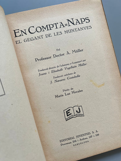 En Compta-naps, A. Müller - Editorial Juventud, 1930