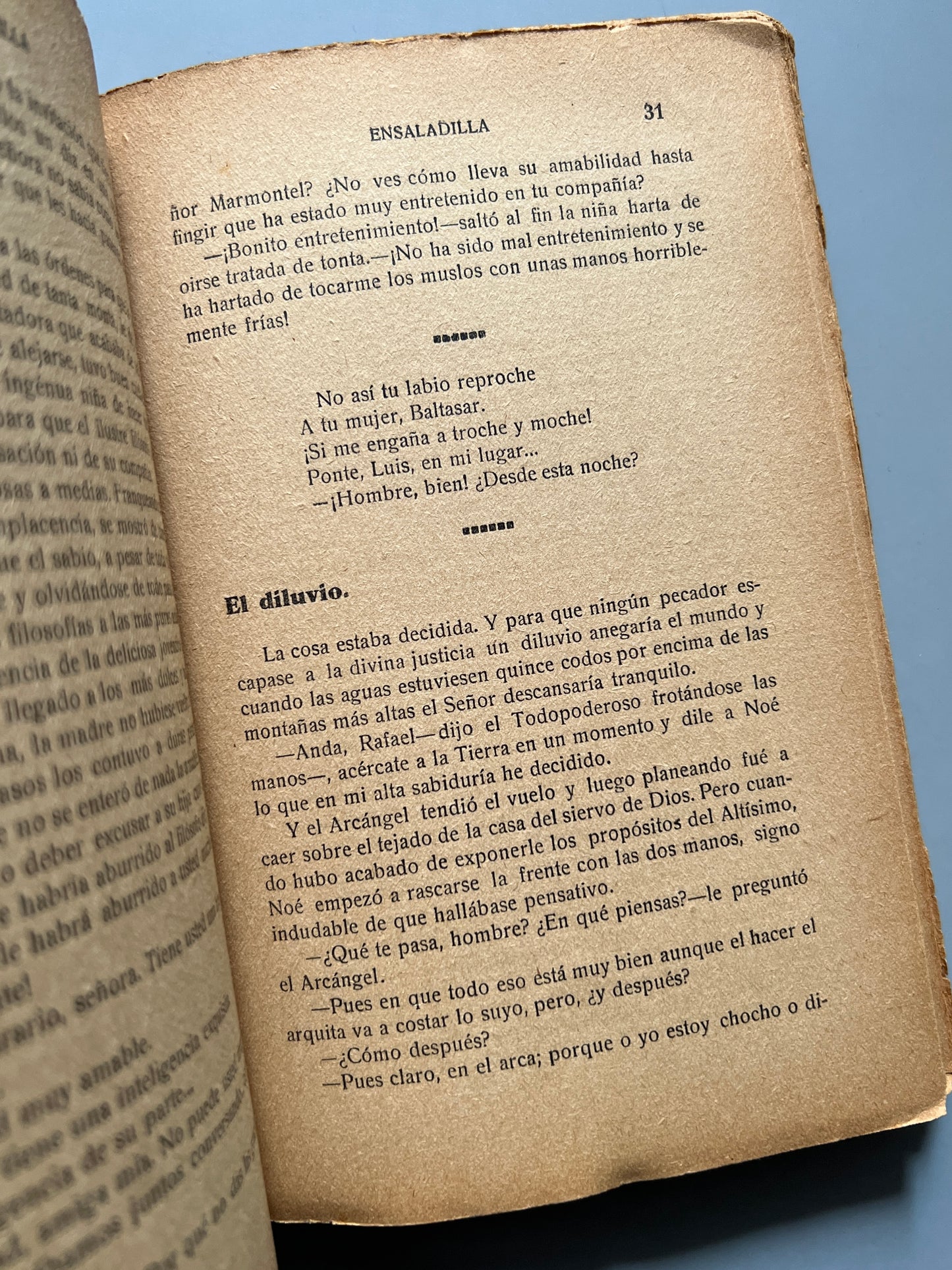 Ensaladilla. Antología erótico-burlesca - Ediciones Eros, ca. 1920