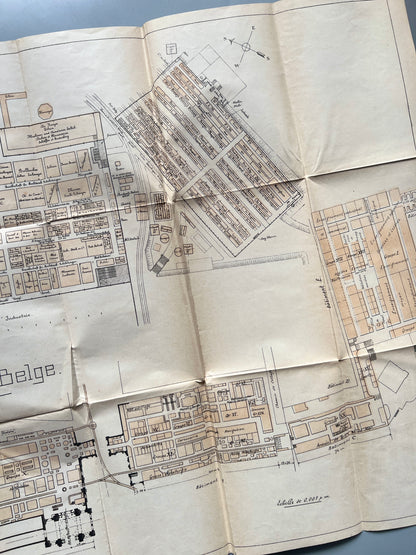 Exposition Universelle Bruxelles 1910 Plan Officiel - Henri Bertels Editeur