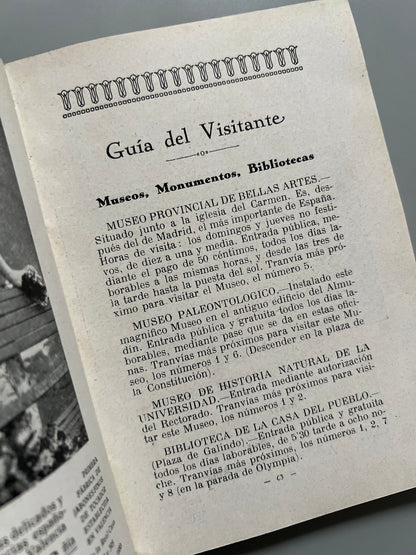 Guía de Valencia y su feria - Casa anunciadora Jenaro Vicente, 1928