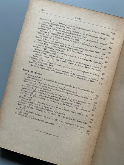 Resumen de historia crítica de España, Manuel Rodríguez-Navas - Saturnino Calleja, 1899