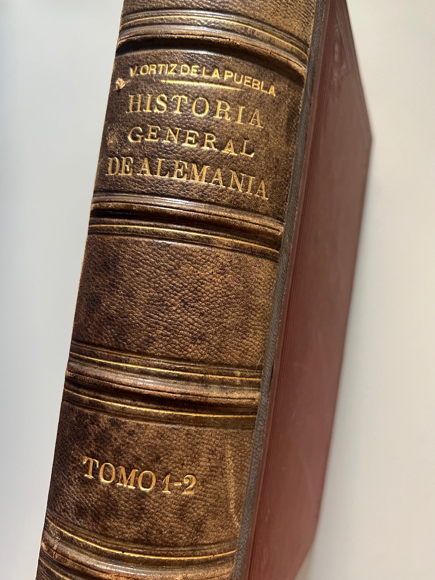 Historia general de Alemania, V. Ortiz de la Puebla - J. Aleu y Fugarull editor-impresor, 1877