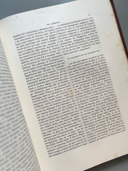 Historia general de Alemania, V. Ortiz de la Puebla - J. Aleu y Fugarull editor-impresor, 1877