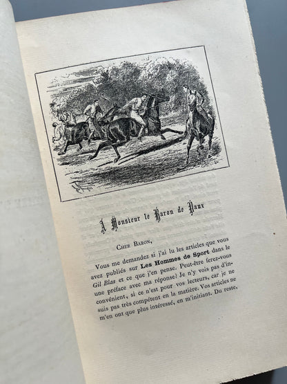 Hommes de sport, Baron de Vaux - C. Marpon et E. Flammarion éditeurs, ca. 1900