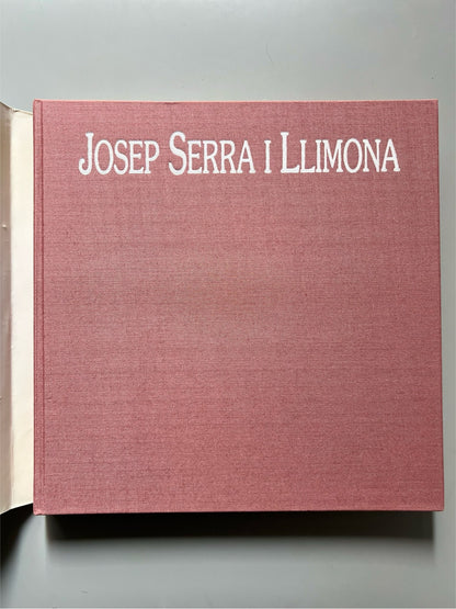 Libro de arte Josep Serra i Llimona (firmado y dedicado) + lámina firmada y numerada - Ediciones Mayo, 1991