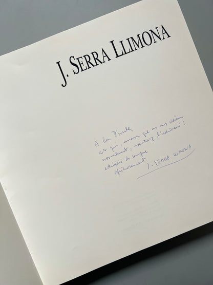 Libro de arte Josep Serra i Llimona (firmado y dedicado) + lámina firmada y numerada - Ediciones Mayo, 1991