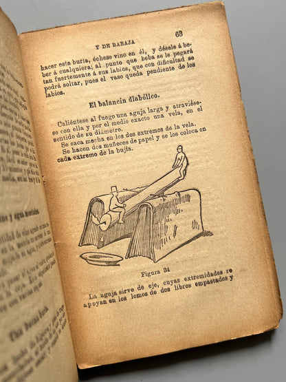 Juegos de manos y de baraja ó El diablo de los salones - Casa Editorial Sopena/ Maucci, ca. 1910