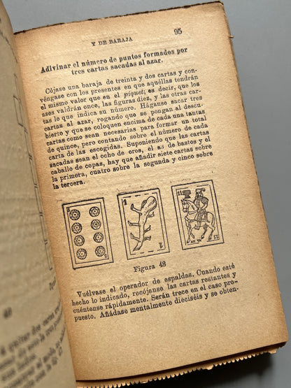 Juegos de manos y de baraja ó El diablo de los salones - Casa Editorial Sopena/ Maucci, ca. 1910