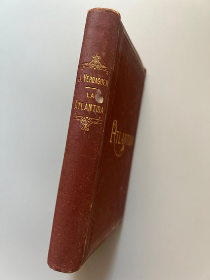 La Atlantida, Jacint Verdaguer - Estampa de Fidel Giró, 1886