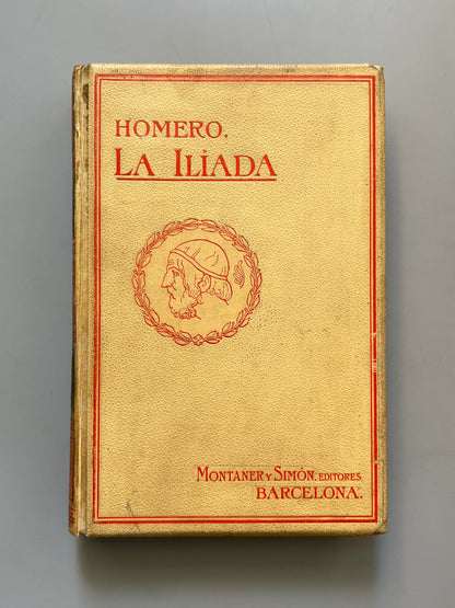 La Ilíada, Homero - Montaner y Simón, 1908