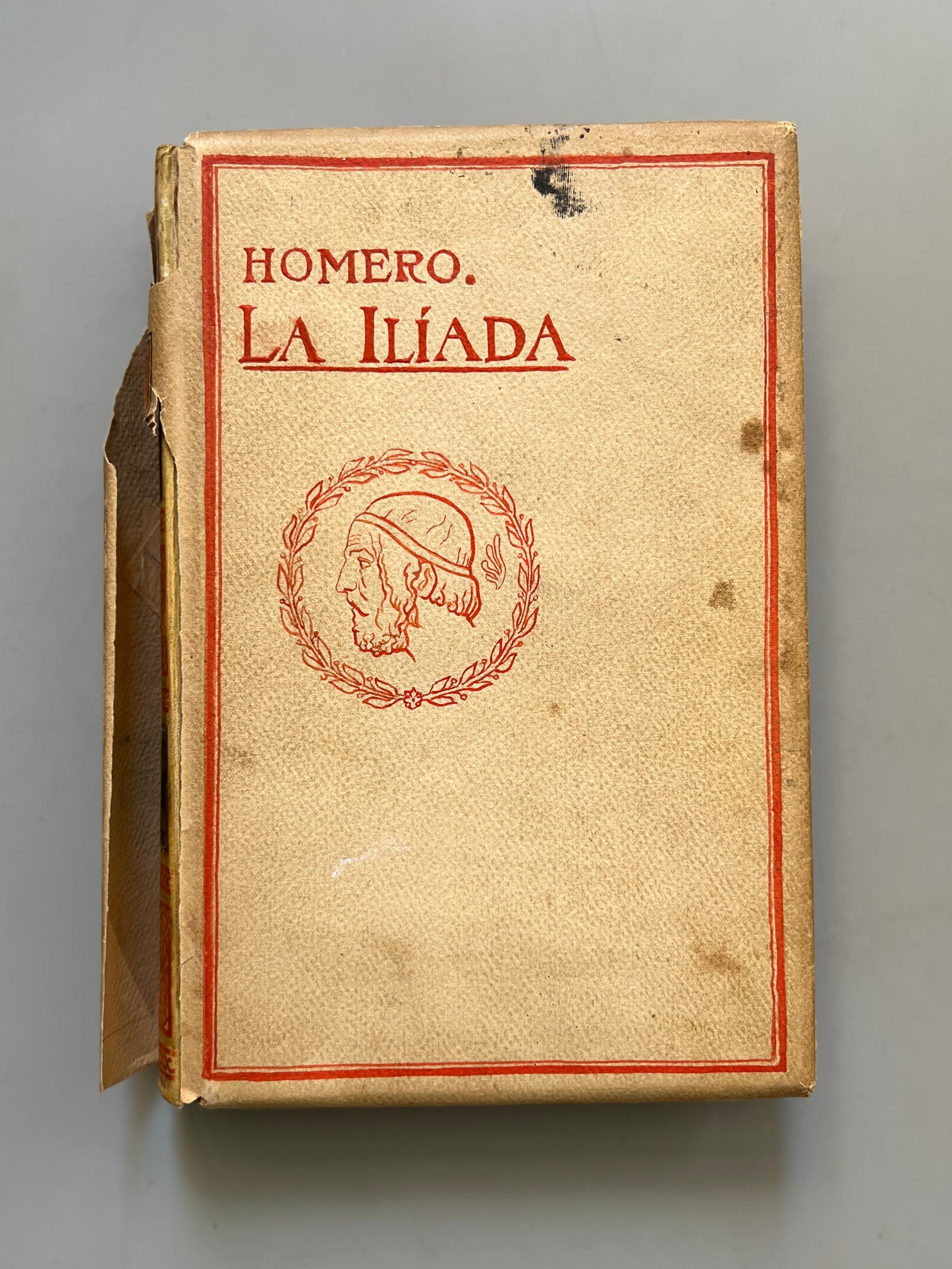 La Ilíada, Homero - Montaner y Simón, 1908