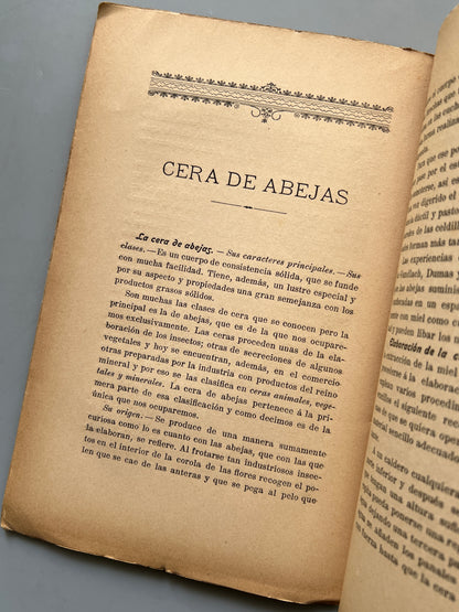 La miel y la cera de abejas, Alfonso Nogués - Librería de Francisco Puig, 1906