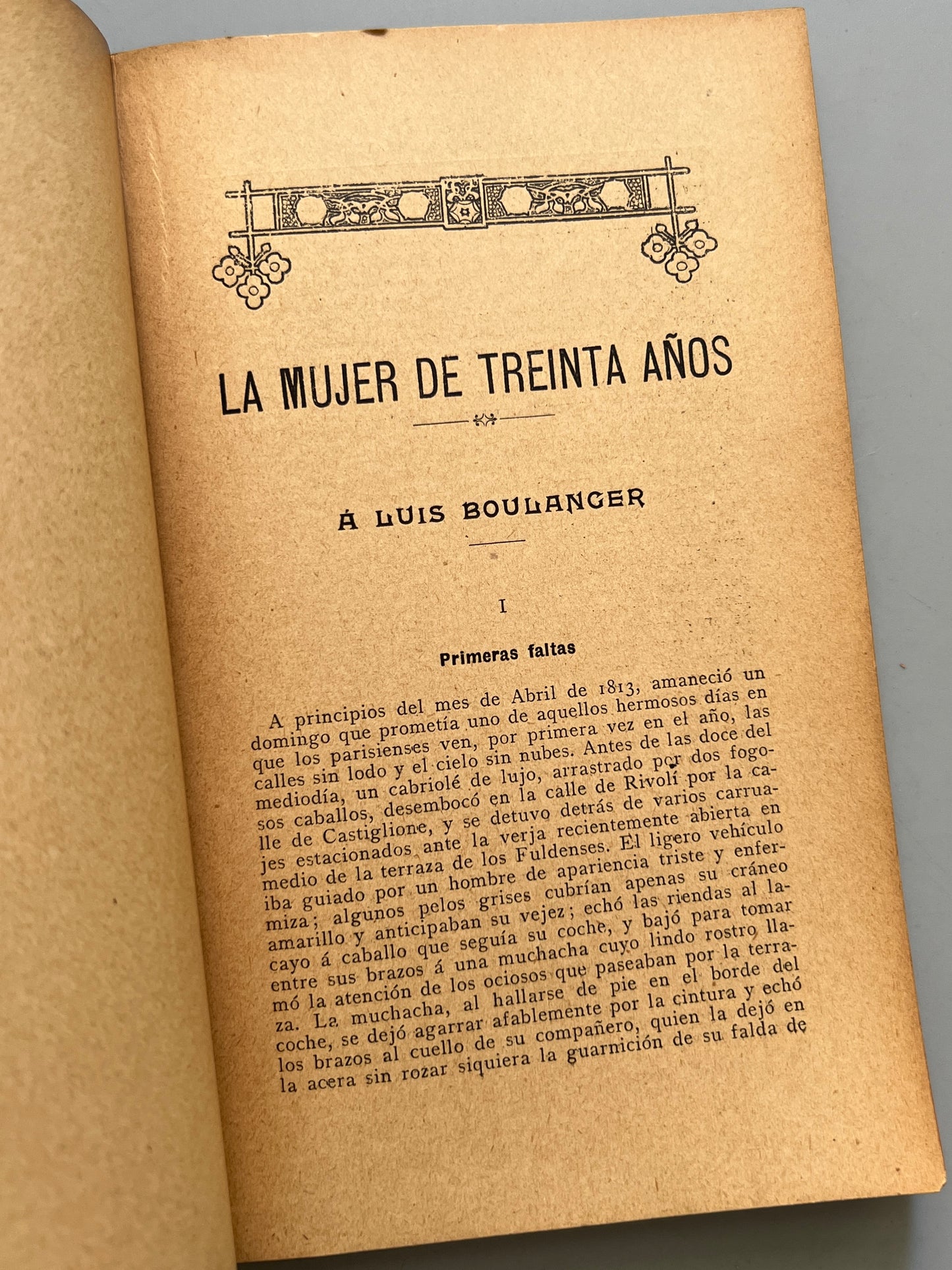 La mujer de treinta años, Honoré de Balzac - Colección Ambos Mundos, ca. 1910