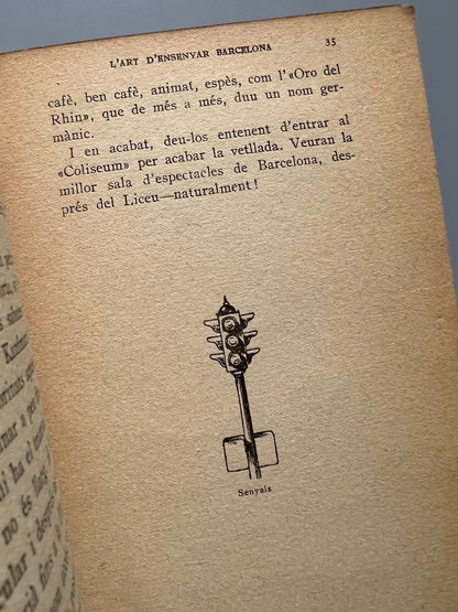 L'art d'ensenyar Barcelona (ilustraciones de Junceda), Myself - Llibreria Catalonia, ca. 1930