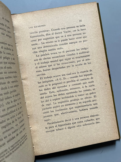 Las ilusiones, Hipolito Taine - Centro Editorial Presa, ca. 1920