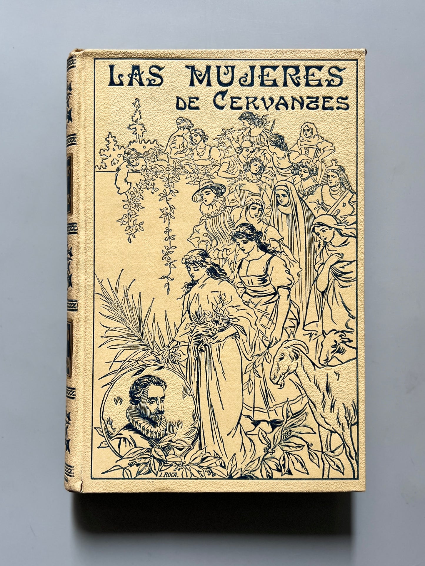 Las mujeres de Cervantes, José Sánchez Rojas - Montaner y Simón, 1916